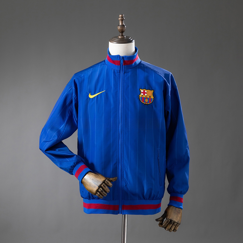 Barcelona 25_26 Team Anthem Windbreaker - Blue – Replica Football Soccer Shirt – S–XXL