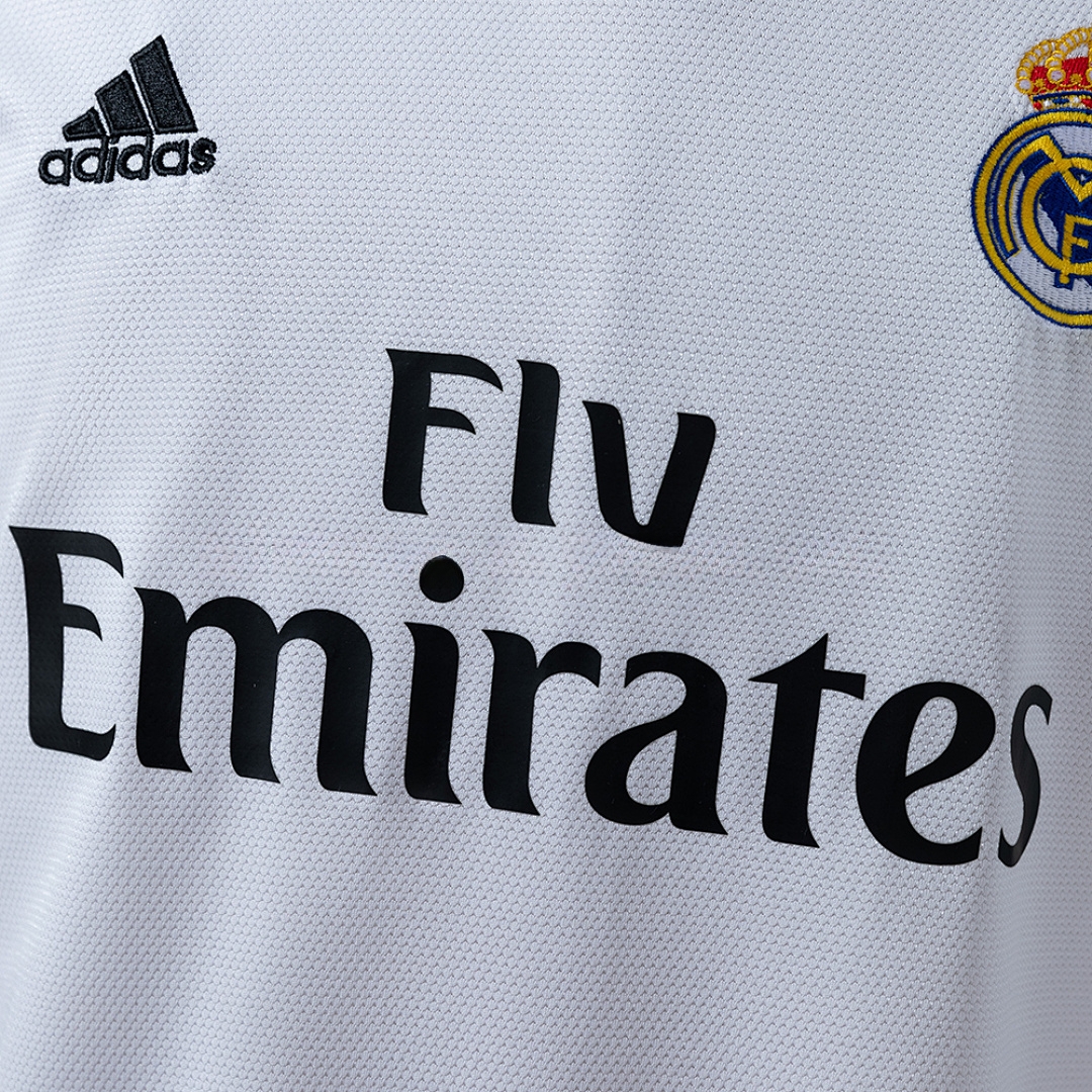 Real Madrid 18_19 Home Retro Jersey – Replica Football Soccer Shirt – S–XXL