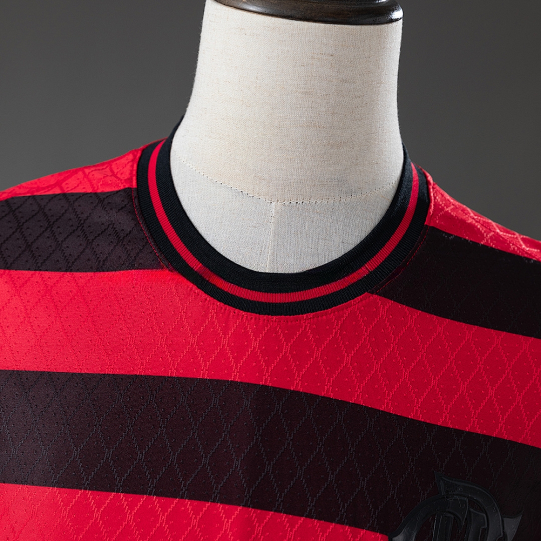Flamengo 26_27 Special Edition Red-Black Striped Jersey – Replica Football Soccer Shirt – S–4XL