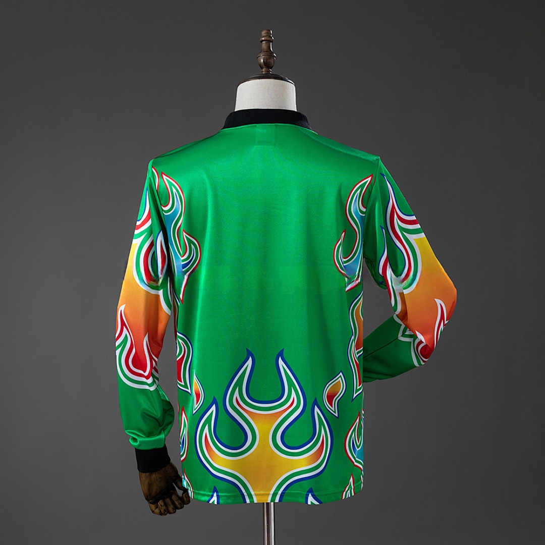Japan 1998 Retro GK Long Sleeve Jersey – Replica Football Soccer Shirt – S–XXL