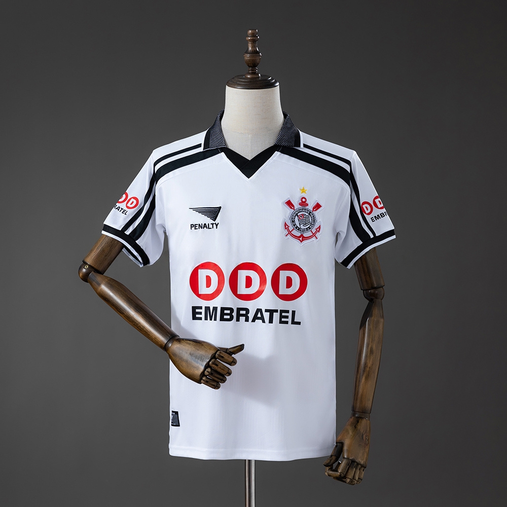Corinthians 98_99 Home Retro Jersey – Replica Football Soccer Shirt – S–XXL