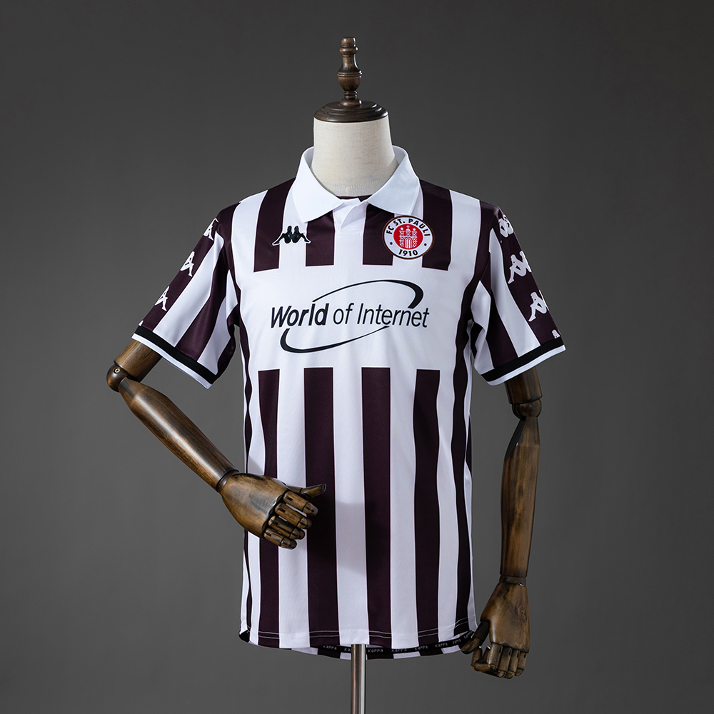 St. Pauli 00_01 Home Retro Jersey – Replica Football Soccer Shirt – S–XXL