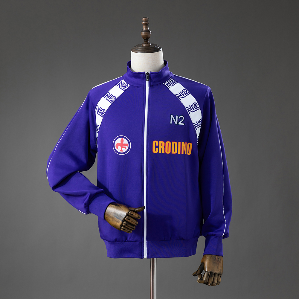Fiorentina 86_87 Home Jacket – Replica Football Retro Jacket – S–XXL