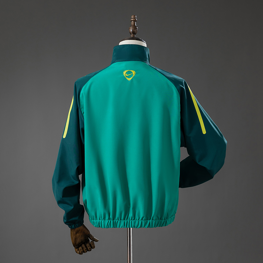 Brazil 2010 Windbreaker – Green – Replica Football Jacket – S–XXL