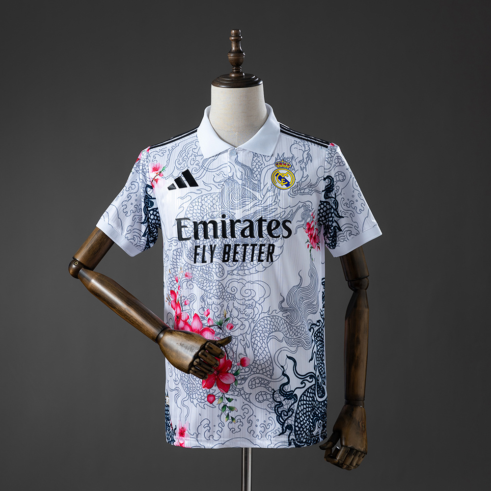 Real Madrid 25_26 Special Edition - White Jersey – Replica Football Soccer Shirt – S–XXL
