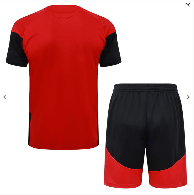 GERMANY 2026/2027 SEASON KIT AND SHORTS SET - RED AND BLACK