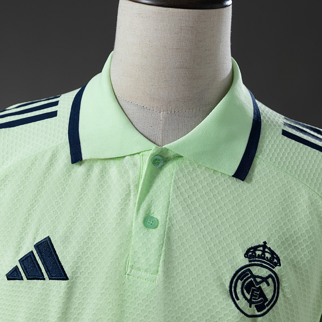 Real Madrid 25_26 POLO - Light Green S-XXL – Replica Football Soccer Shirt – S–XXL