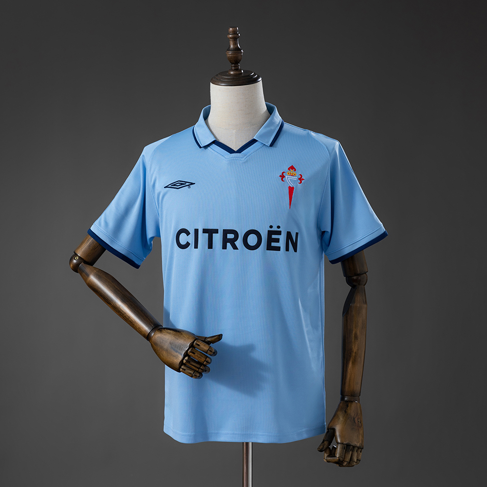 Celta de Vigo 01_02 Home UEFA Cup Retro Jersey – Replica Football Soccer Shirt – S–XXL