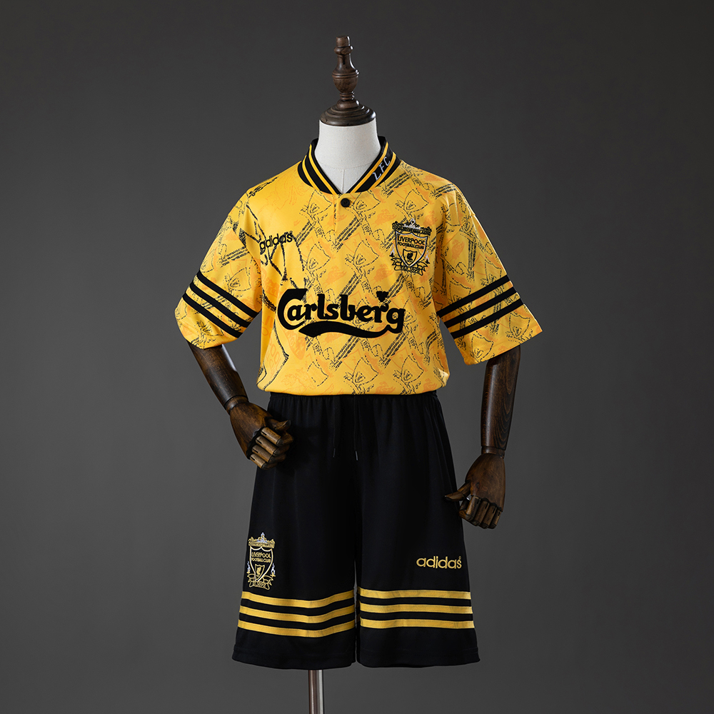 LFC 94_96 Third Away Retro Kids Kit Jersey – Replica Football Soccer Shirt – Size 16–28