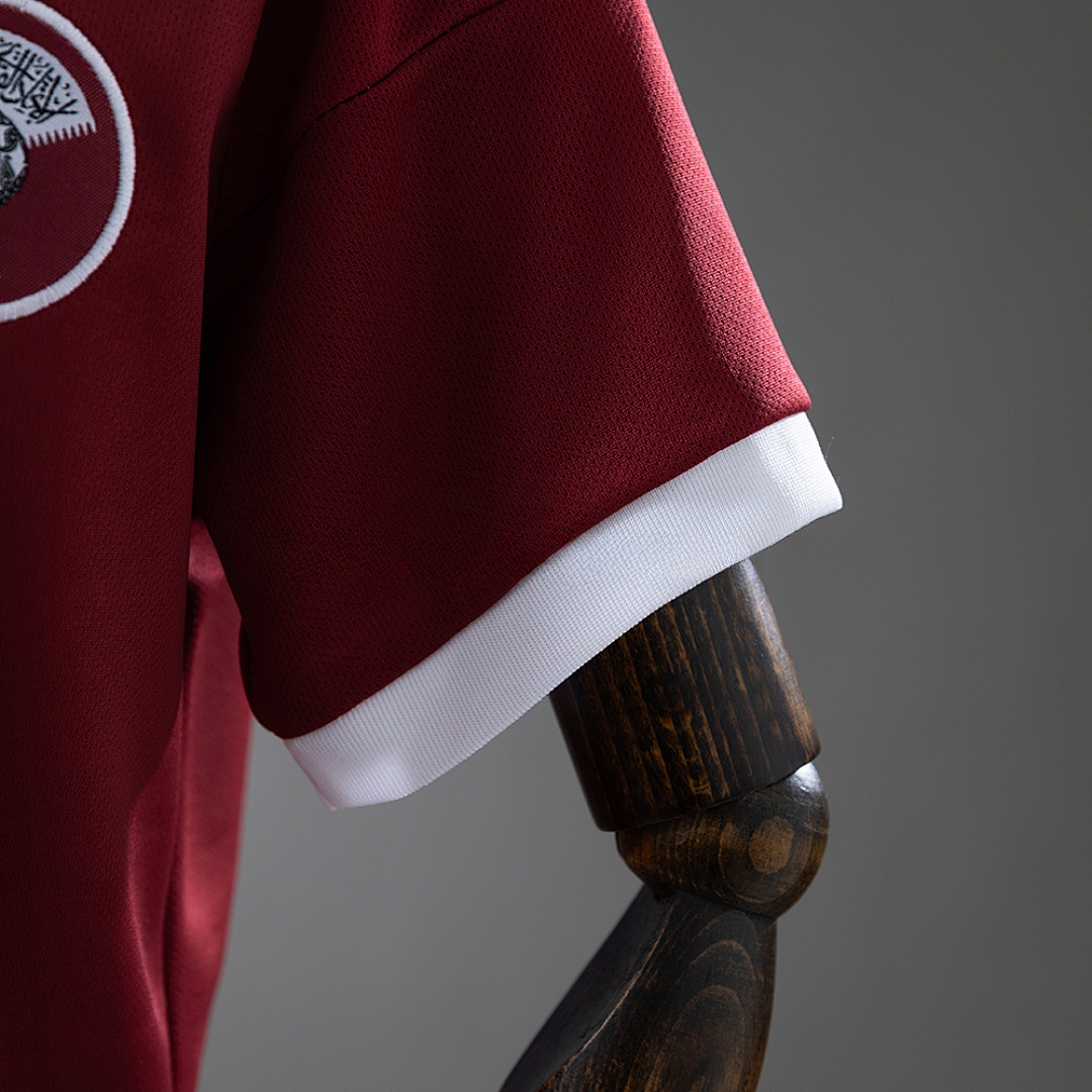 Qatar 2026 Home Kids kit Jersey – Replica Football Soccer Shirt – SIZE 16-28