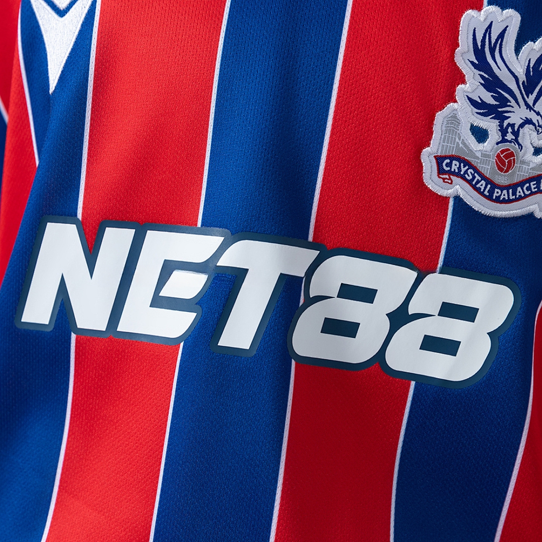 Crystal Palace 25/26 Home Kids Kit Jersey – Replica Football Soccer Shirt – Size 16–28
