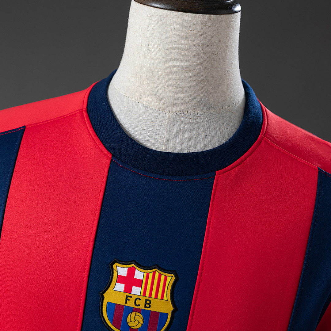 Barcelona Long-sleeved Sweatshirt - Red & Blue – Replica Football Soccer Shirt – M–3XL