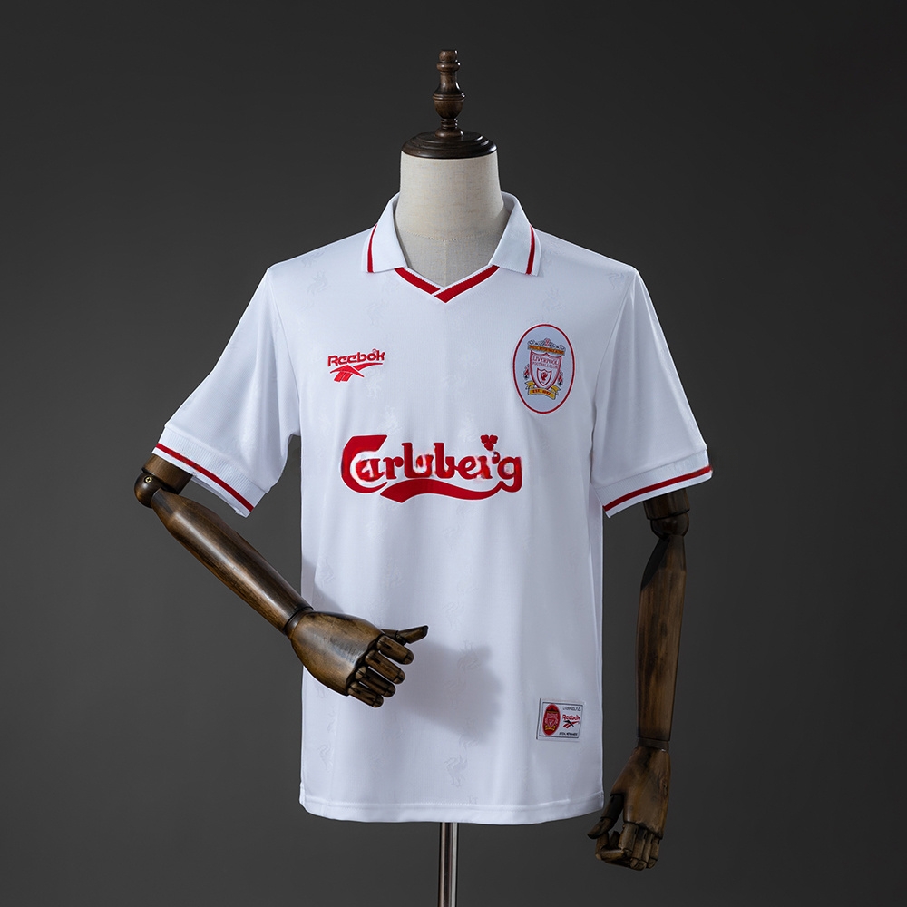 LFC 96_97 Retro White Jersey – Replica Football Soccer Shirt – S–XXL