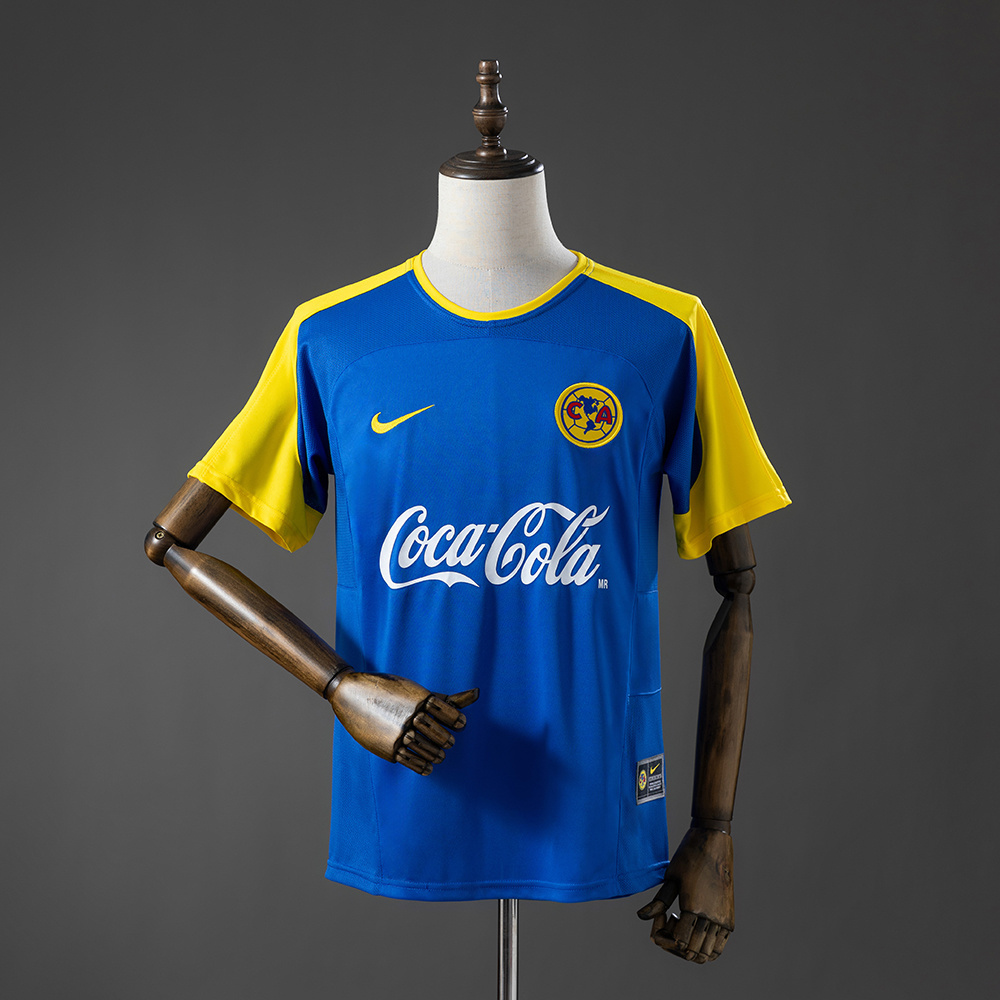 America 03_04 Away Retro Jersey – Replica Football Soccer Shirt – S–XXL