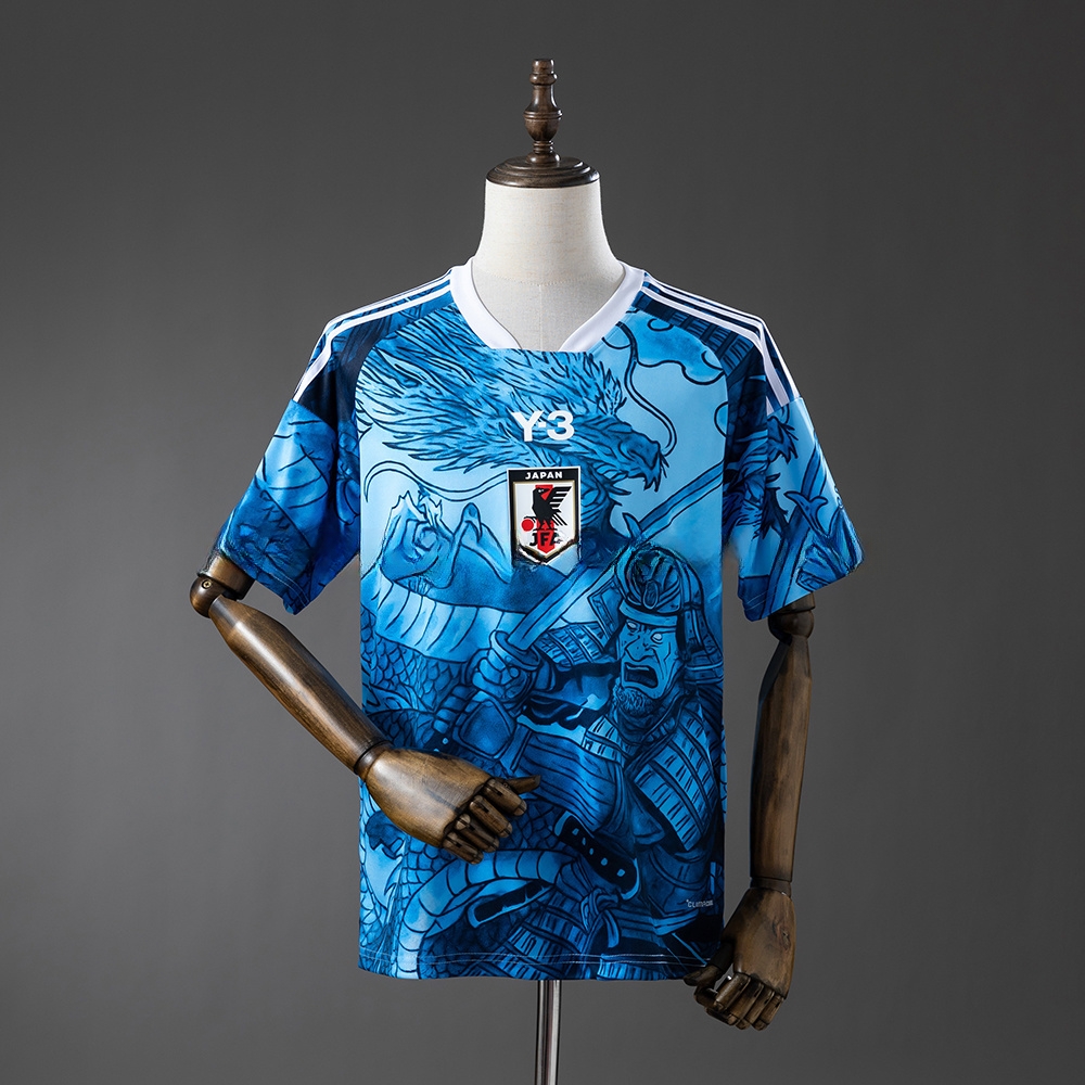 Japan 25/26 Samurai and Blue Dragon Pattern Jersey – Replica Football Soccer Shirt – S–XXL
