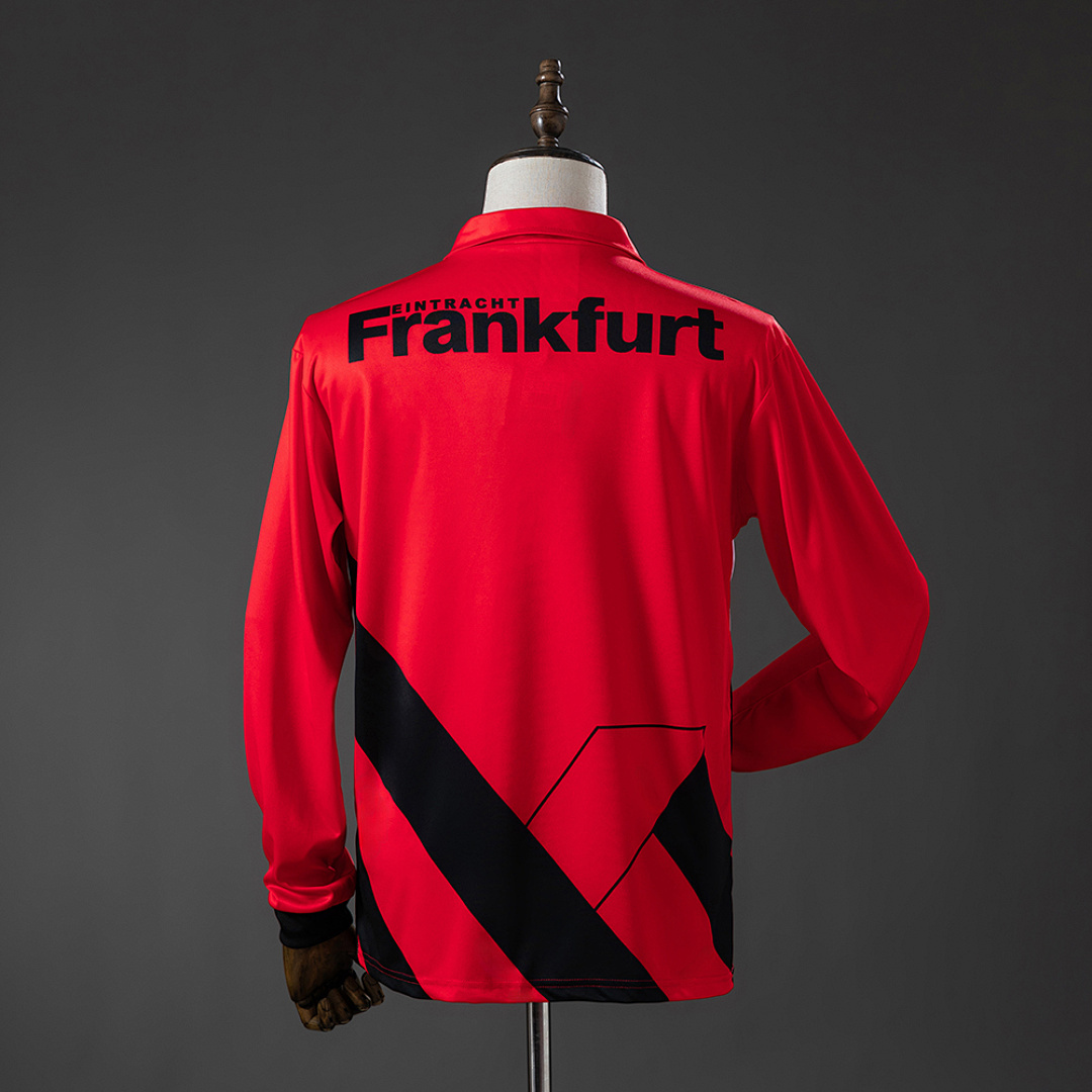 Frankfurt 93_95 Home Long-Sleeve Retro Jersey – Replica Football Soccer Shirt – S–XXL