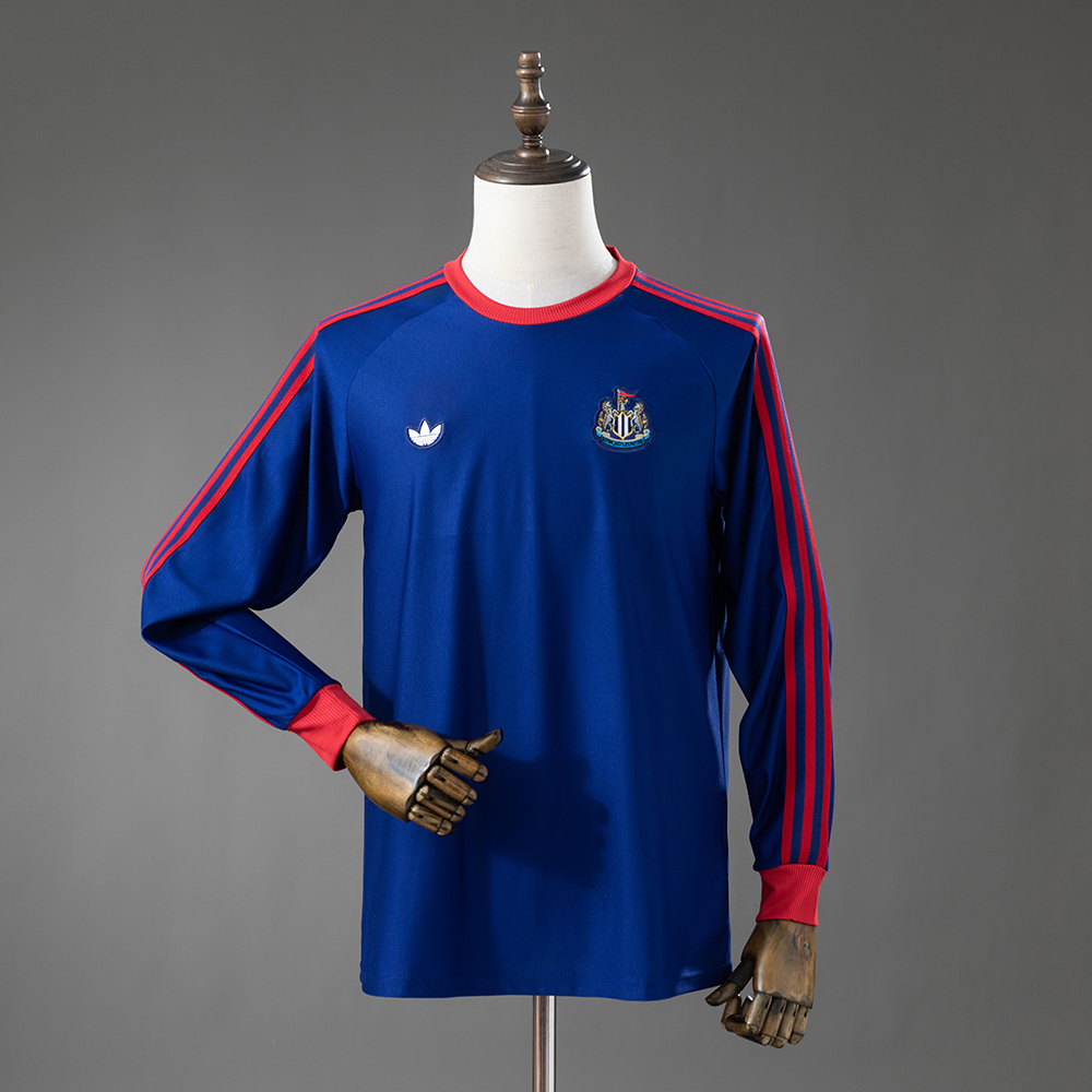 Newcastle United Terrace Icons Long Sleeve T-Shirt Blue – Football Lifestyle Long Sleeve Shirt – S–XXL