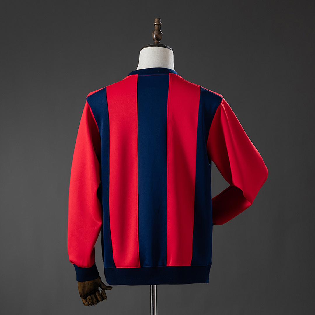 Barcelona Long-sleeved Sweatshirt - Red & Blue – Replica Football Soccer Shirt – M–3XL