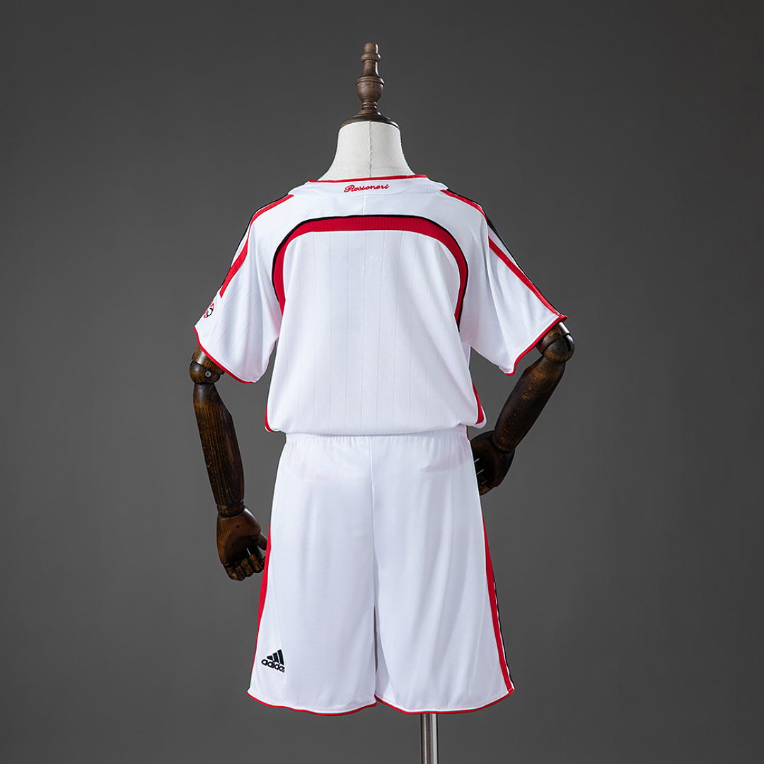 AC Milan 06/07 Away Retro Kids Kit Jersey – Replica Football Soccer Shirt – Size 16–28
