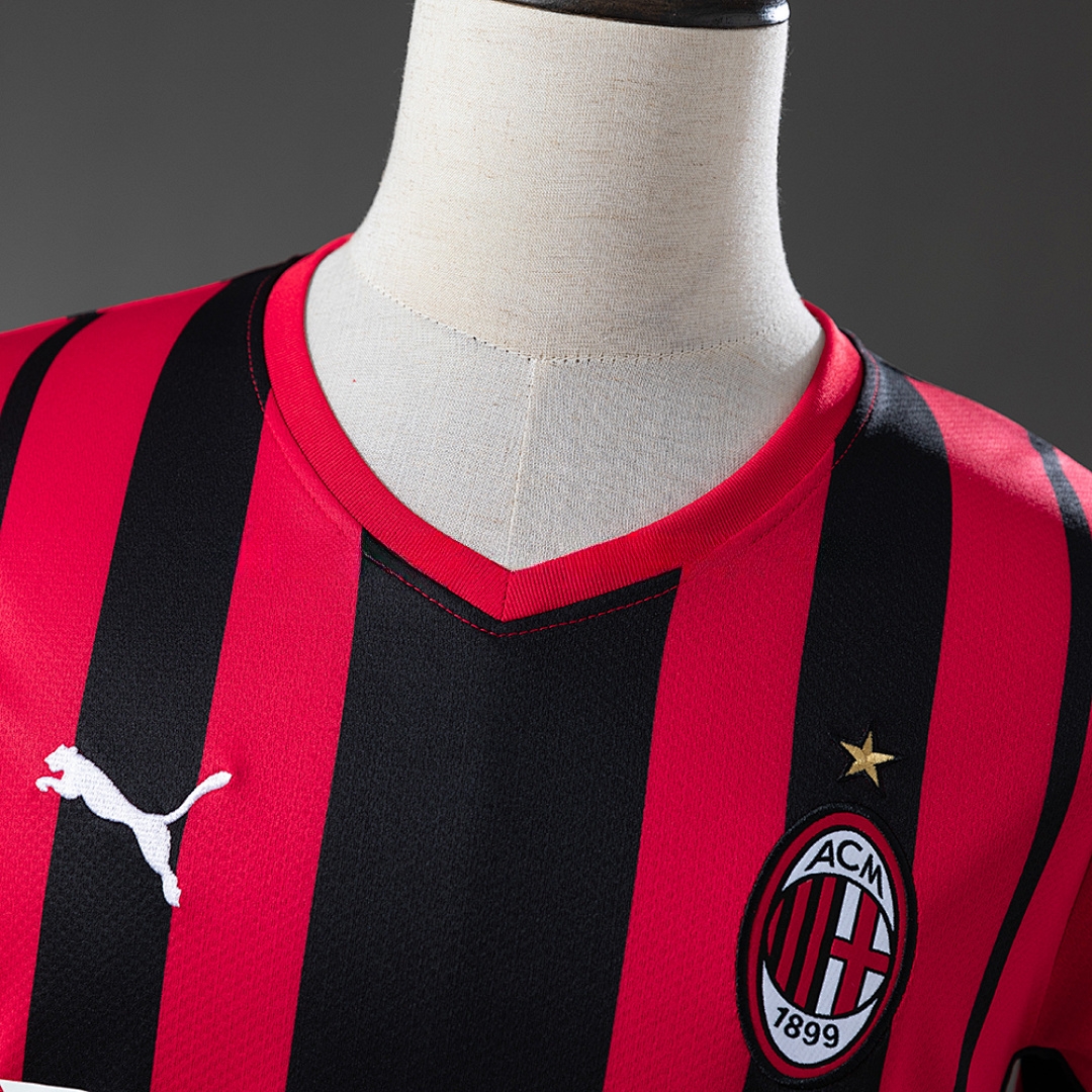 AC Milan 21_22 Home Retro Jersey – Replica Football Soccer Shirt – S–XXL