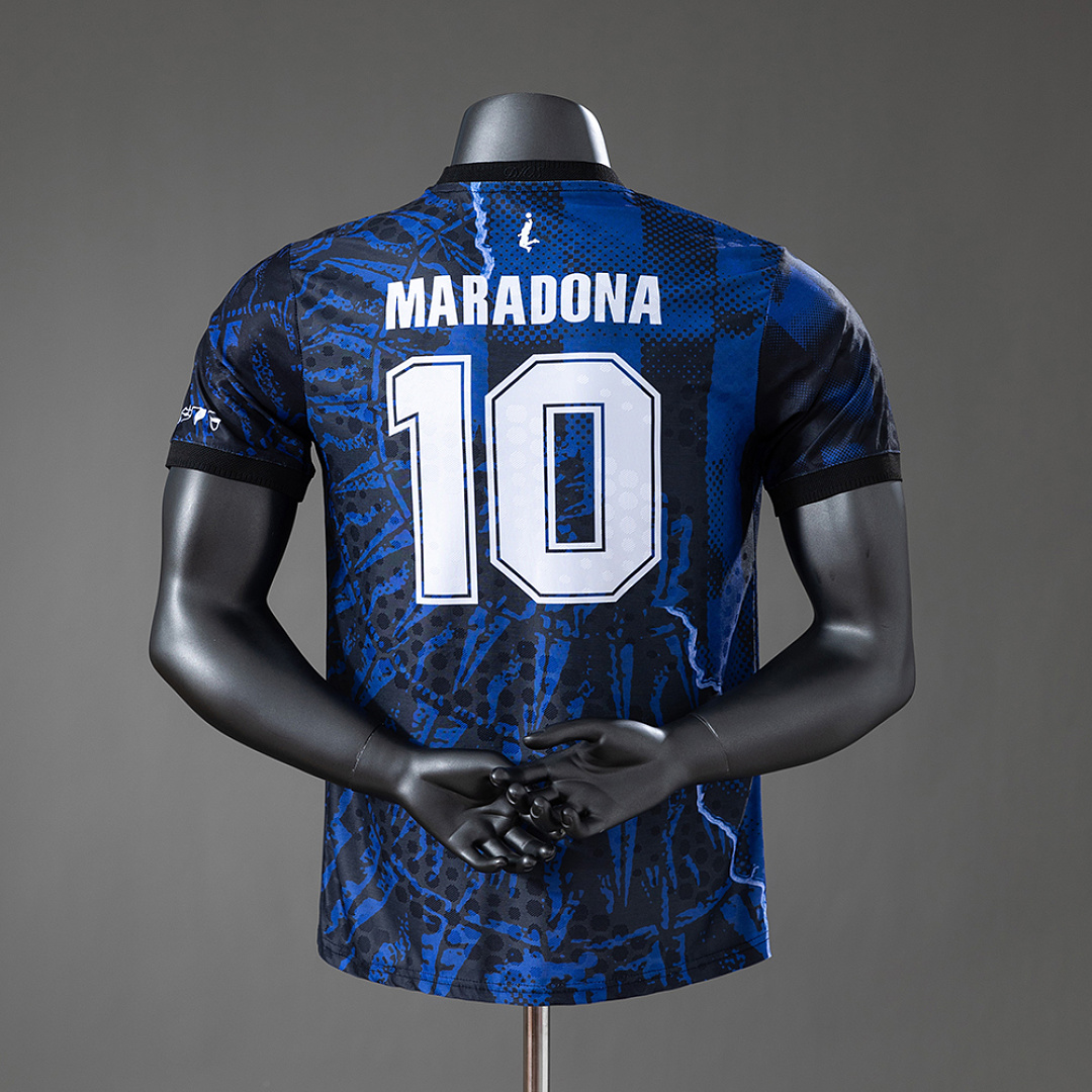 Argentina Maradona #10 Special Edition – Blue Player Version Jersey – Replica Football Soccer Shirt – S–2XL