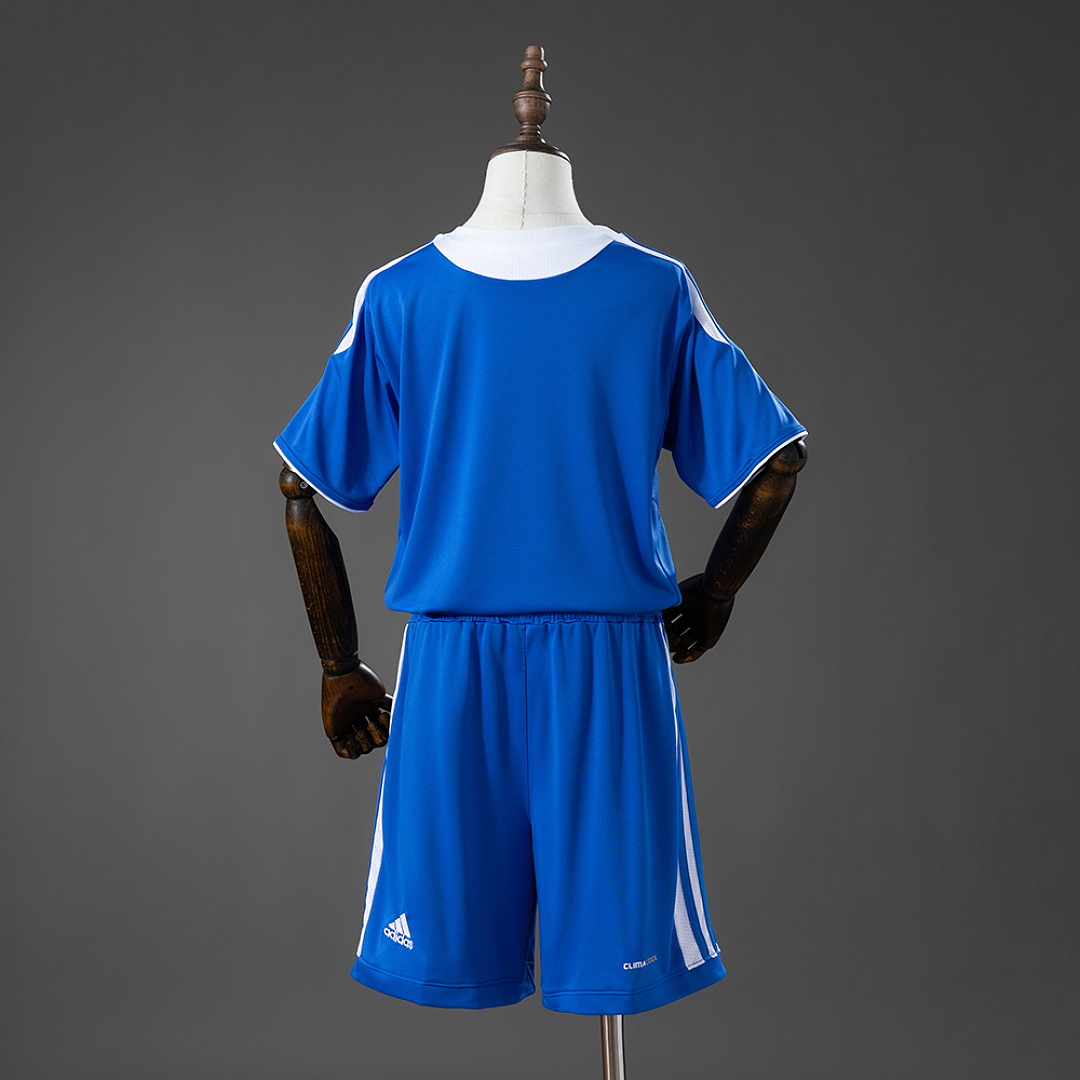 Chelsea 11_12 Home (UEFA Champions League) Retro Kids Kit Jersey – Replica Football Soccer Shirt – Size 16–28