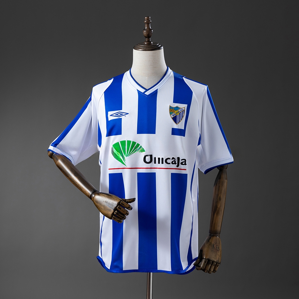 Malaga 01_02 Home Retro Jersey – Replica Football Soccer Shirt – S–XXL
