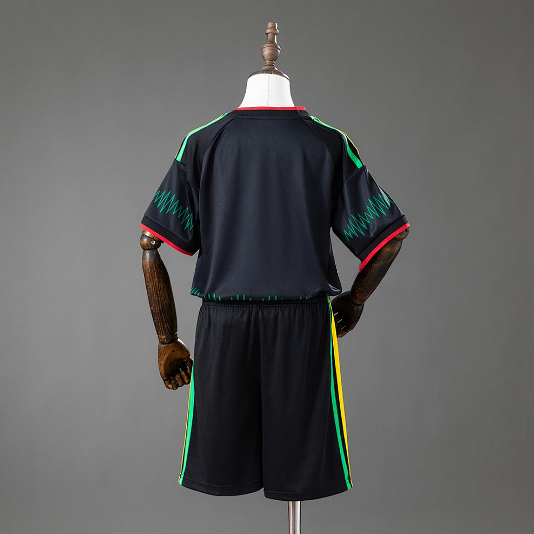 Jamaica 2026 x Bob Marley Away Kids Kit Jersey – Replica Football Soccer Shirt – Size 16-28