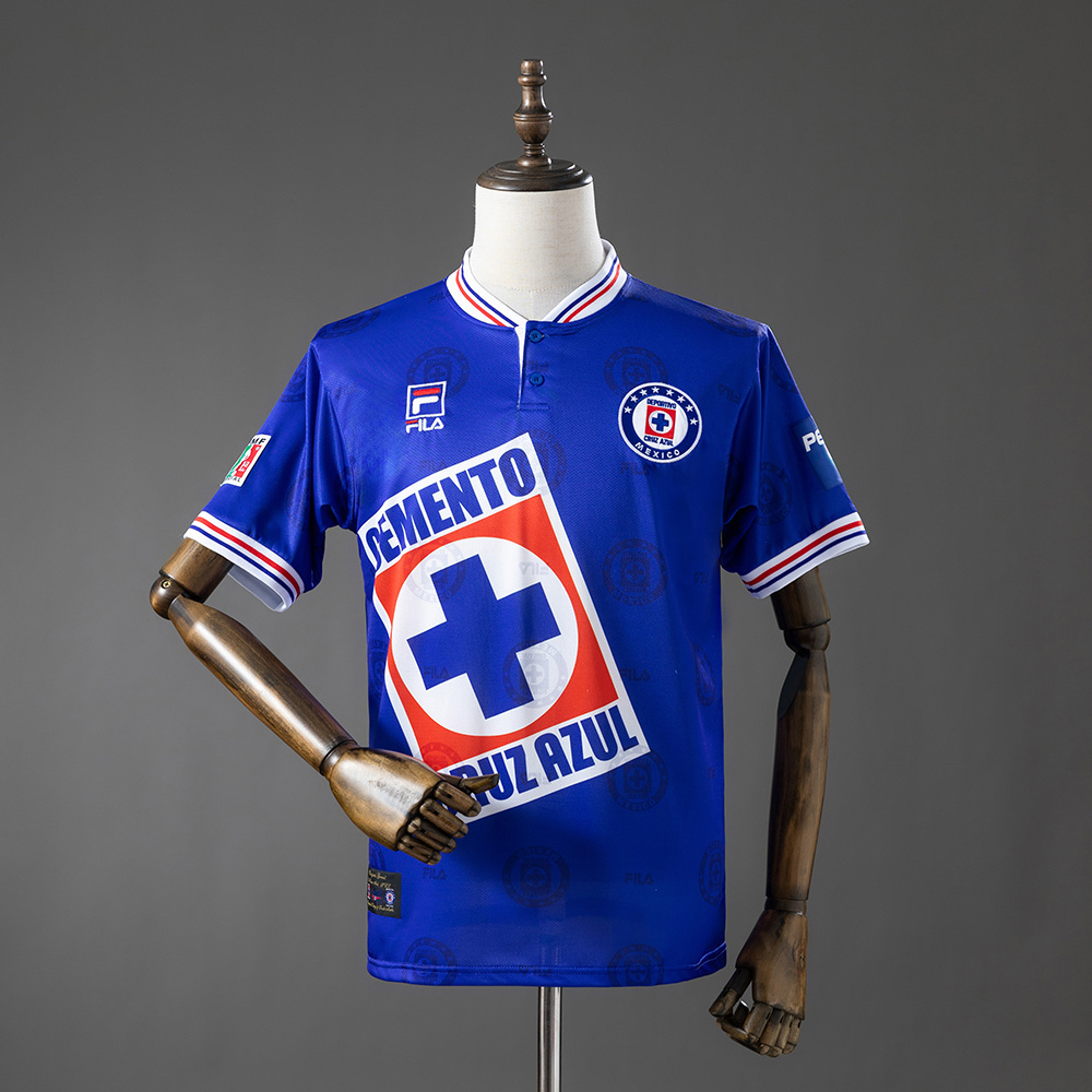 Cruz Azul 1998 Home Retro Jersey – Replica Football Soccer Shirt – S–XXL