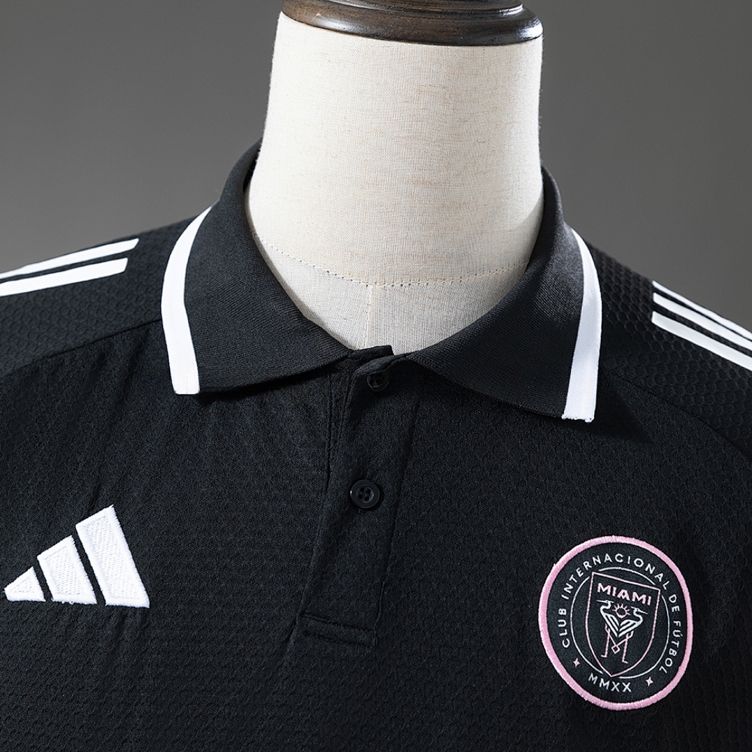 Inter Miami 25_26 POLO - Black S-XXL – Replica Football Soccer Shirt – S–XXL