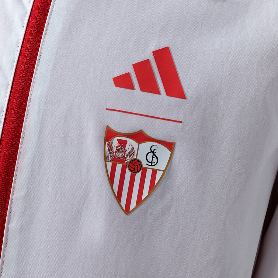 Athletic Bilbao Reversible Jacket Windbreaker – Red & White – Replica Football Soccer Jacket – S–XXL