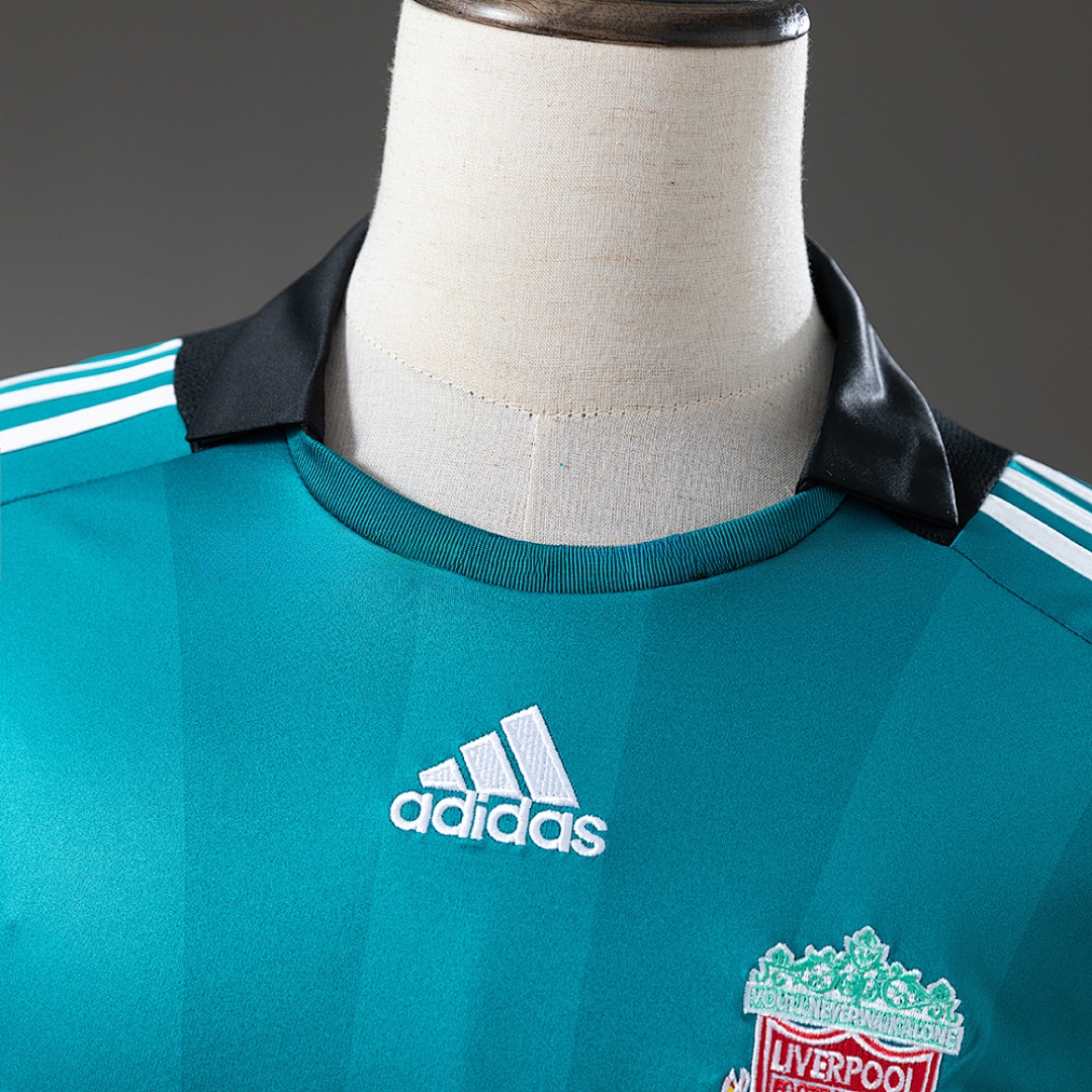 LFC 08_09 Away Long-Sleeved Retro Jersey – Replica Football Soccer Shirt – S–XXL