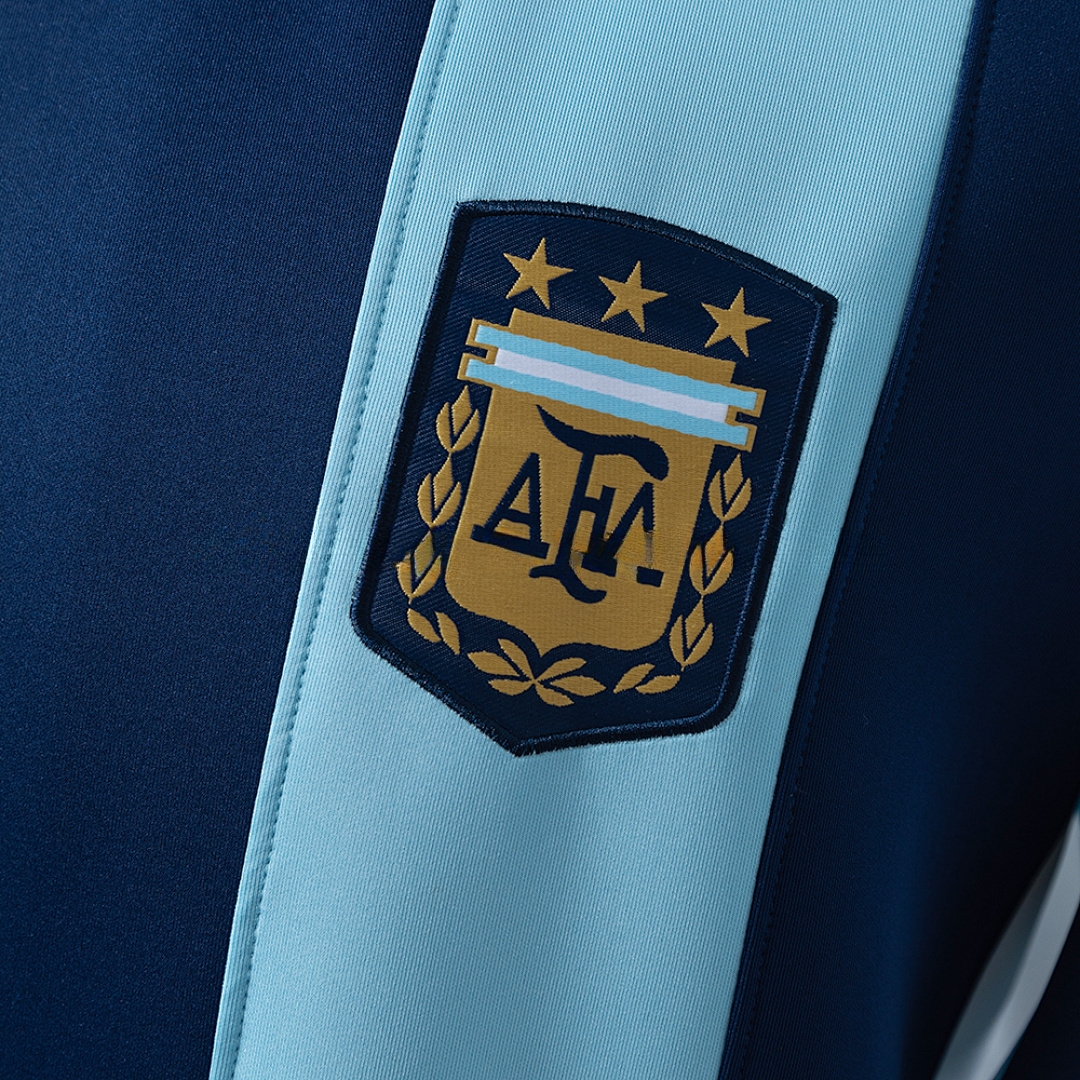 Argentina 25/26 Long-Sleeved Sweatshirt – Dark Blue & Light Blue – Replica Football Soccer Top – M–4XL