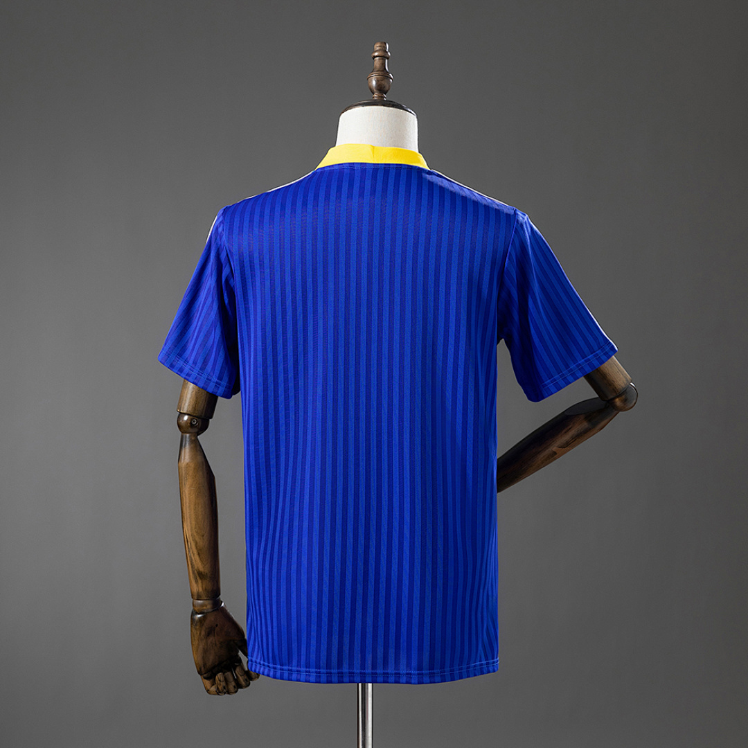 Boca Juniors Terrace Icons T-Shirt White Blue – Replica Football Soccer Shirt – S–XXL