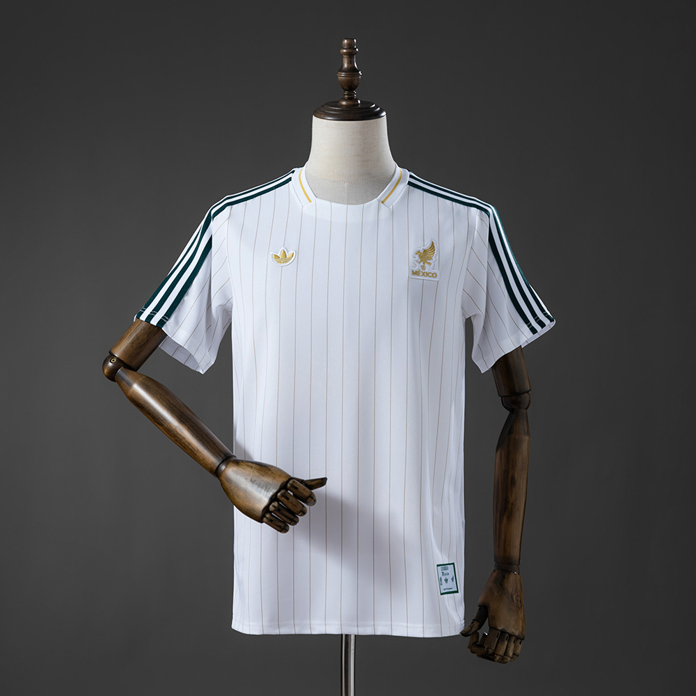 Mexico Terrace Icons T-Shirt White – Replica Football Soccer Shirt – S–XXL