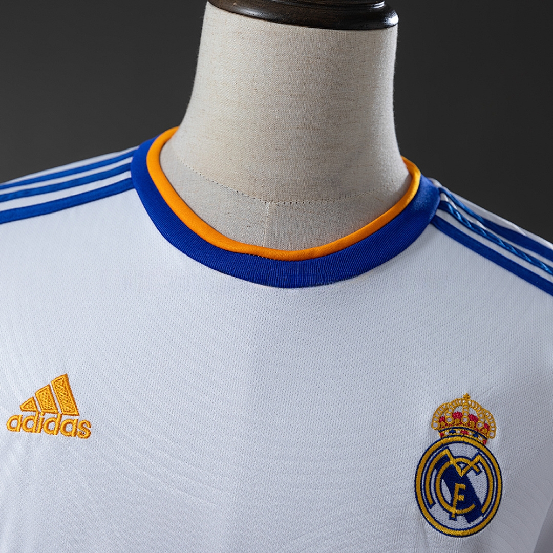 Real Madrid 21_22 Home Retro Jersey – Replica Football Soccer Shirt – S–XXL