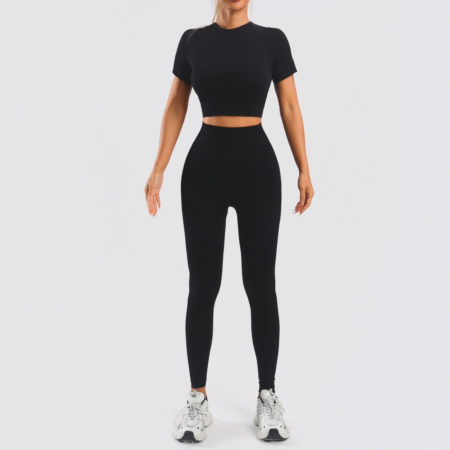 Women's Casual Yoga Workout New Slim-Fit Breathable Sportswear