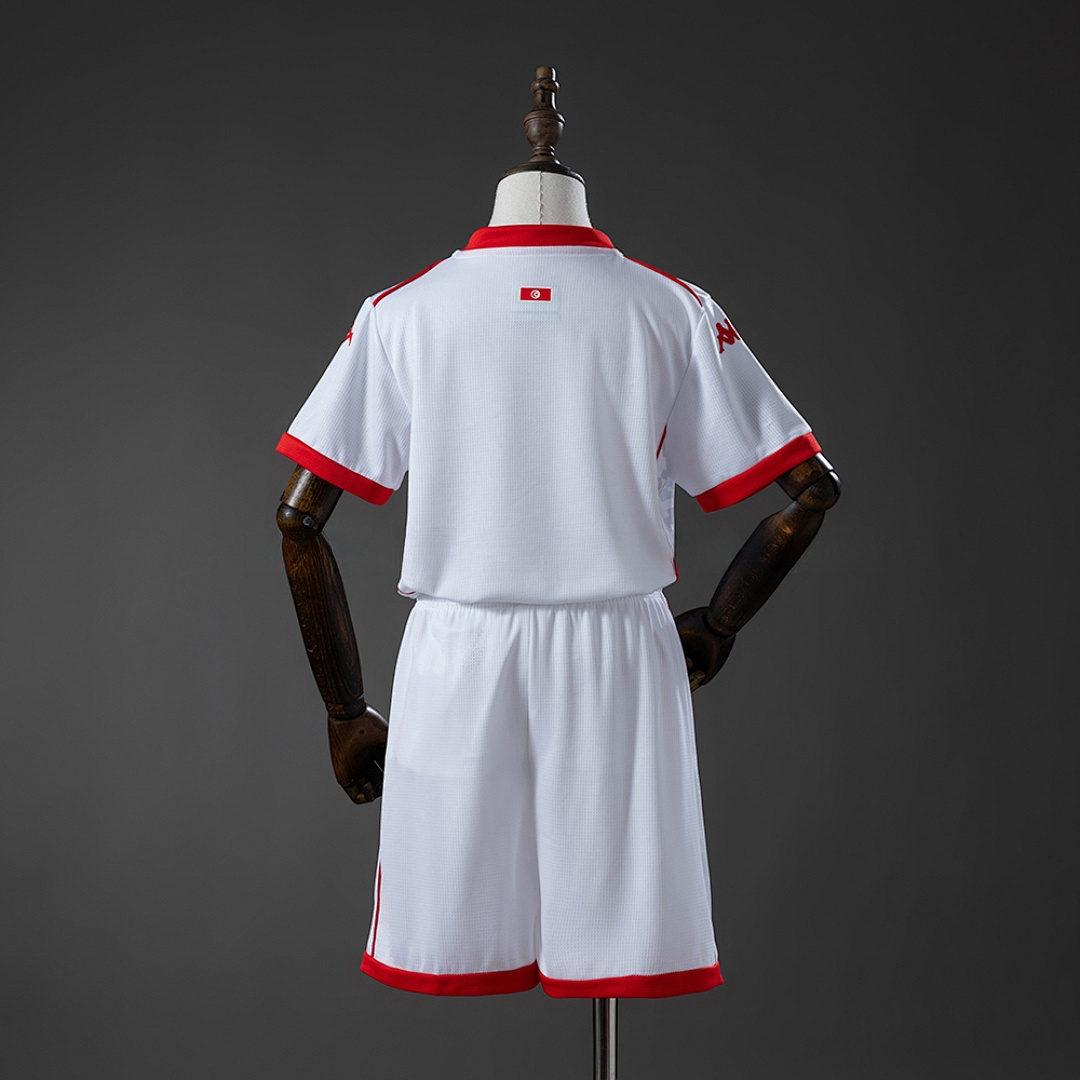 Tunisia 2026 Away Kids Kit Jersey – Replica Football Soccer Shirt – Size 16–28