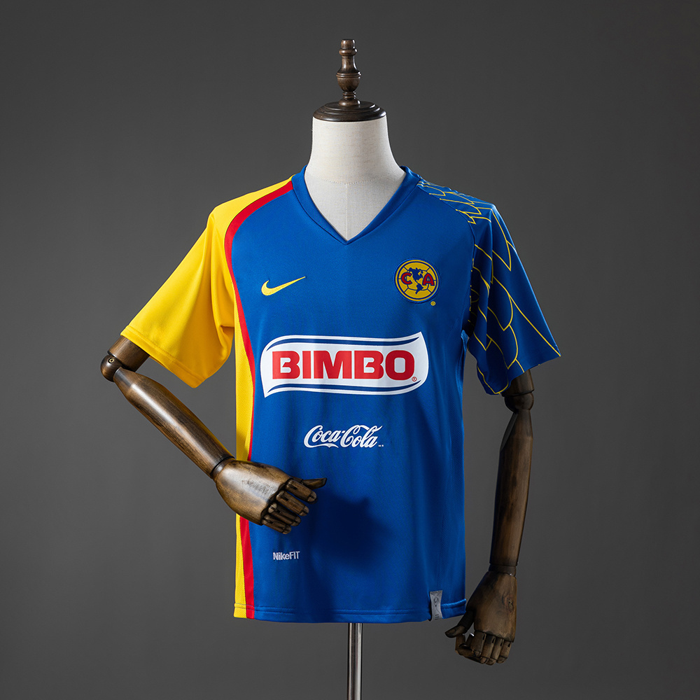 America 07_08 Away Retro Jersey – Replica Football Soccer Shirt – S–XXL