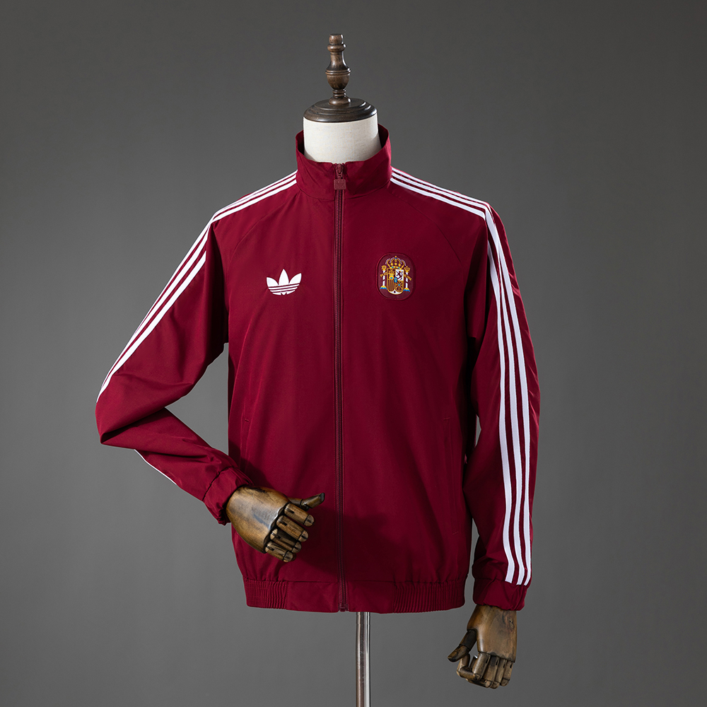 Spain 2026 Windbreaker Red – Replica Football Jacket – S–XXL