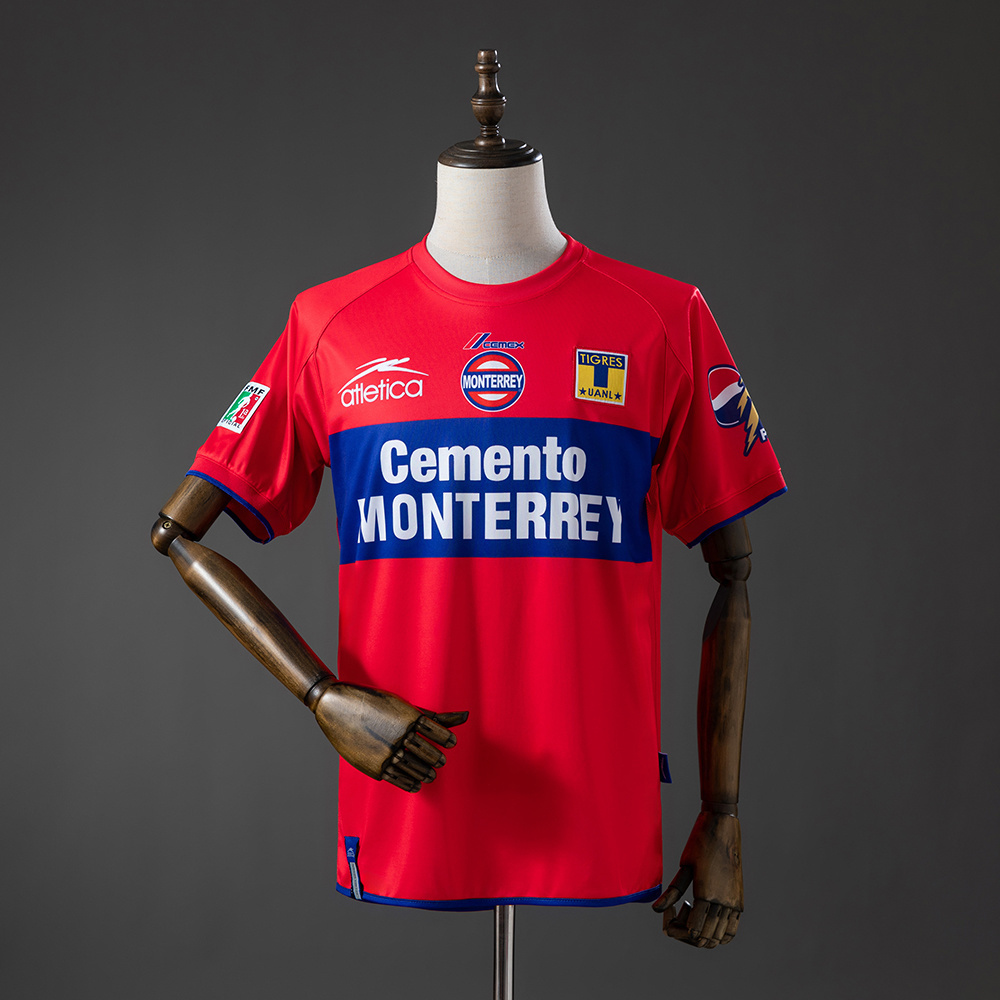 Tigres UANL 01_02 Away Retro Jersey – Replica Football Soccer Shirt – S–XXL
