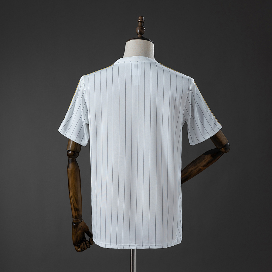 Real Madrid Terrace Icons T-Shirt White Gold – Replica Football Soccer Shirt – S–XXL