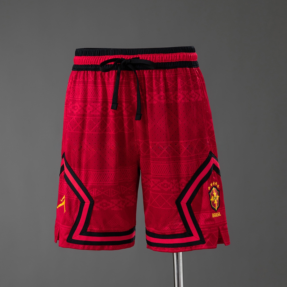Brazil 2026 Basketball Shorts Red – Replica Football Soccer Shirt – S–4XL