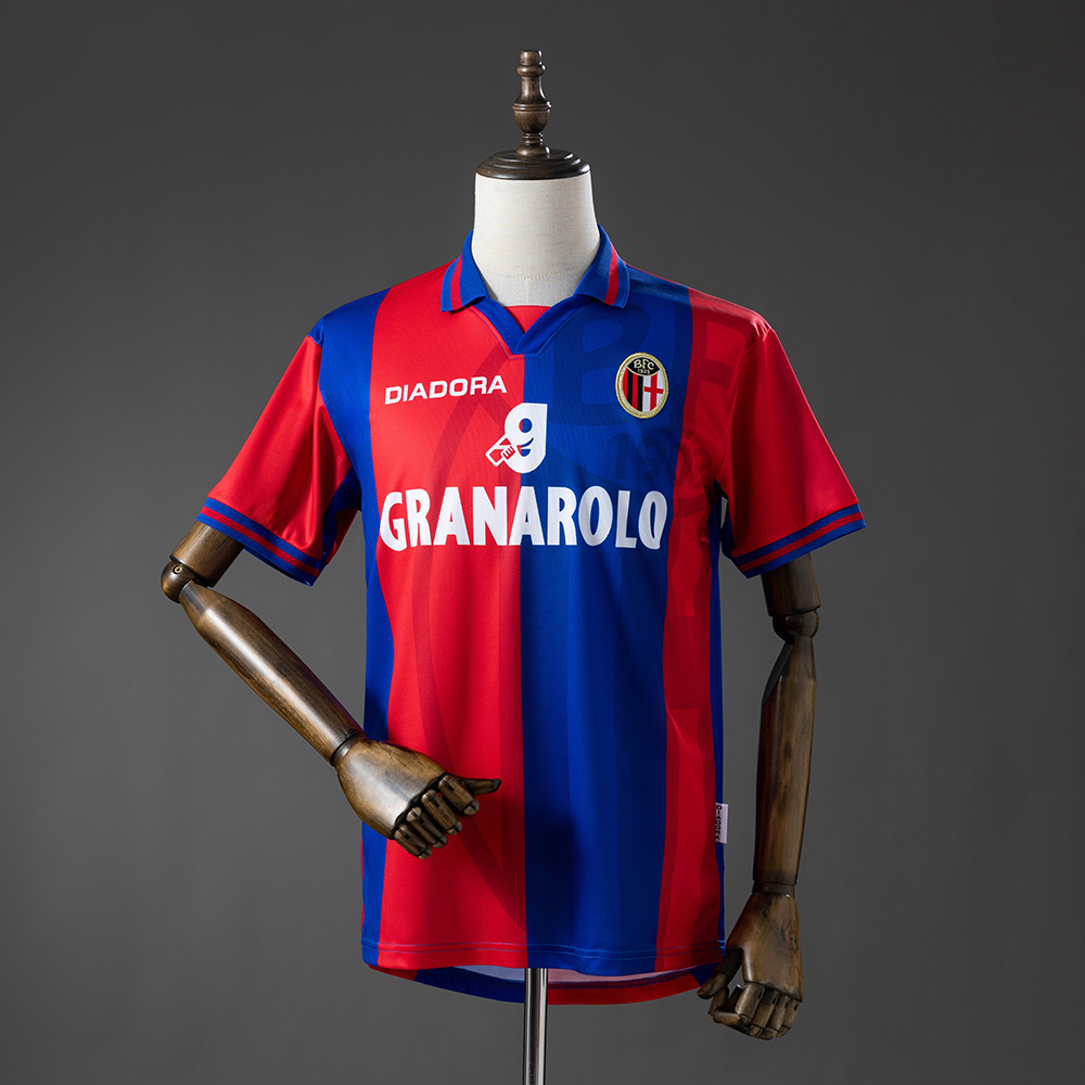 Bologna 97_98 Home Retro Jersey – Replica Football Soccer Shirt – S–XXL