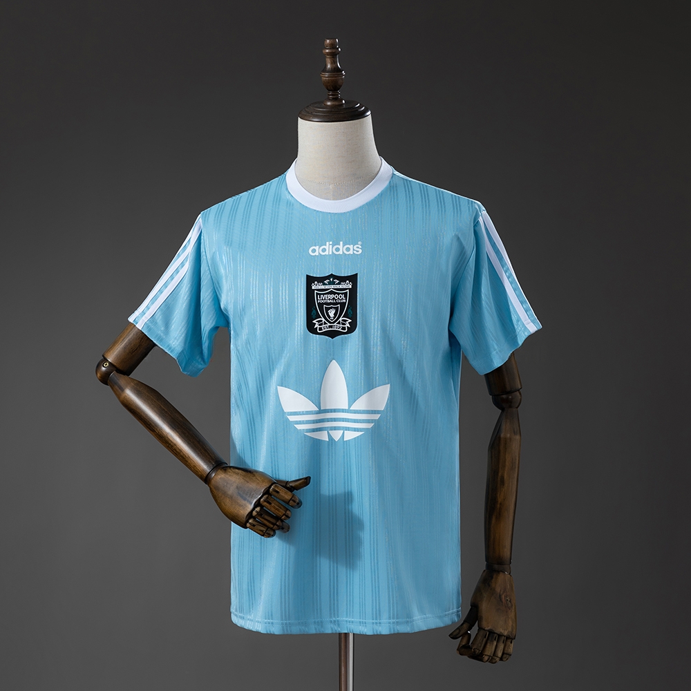 LFC Polyester T-Shirt 95 Sky Blue – Replica Football Soccer Shirt – S–XXL