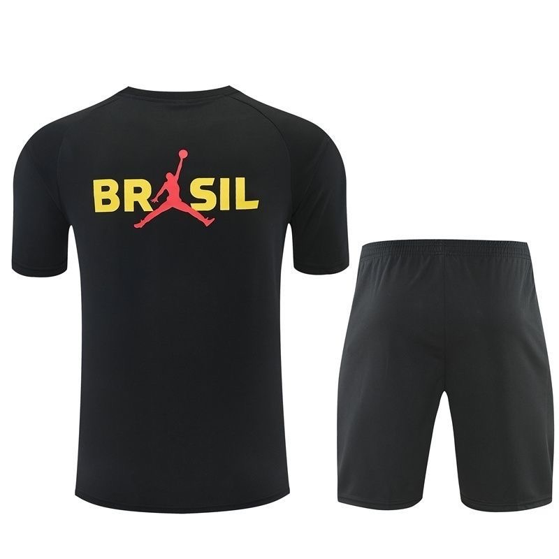 2627 Brazil National Football Team Jersey – Short-Sleeve Training Kit Set