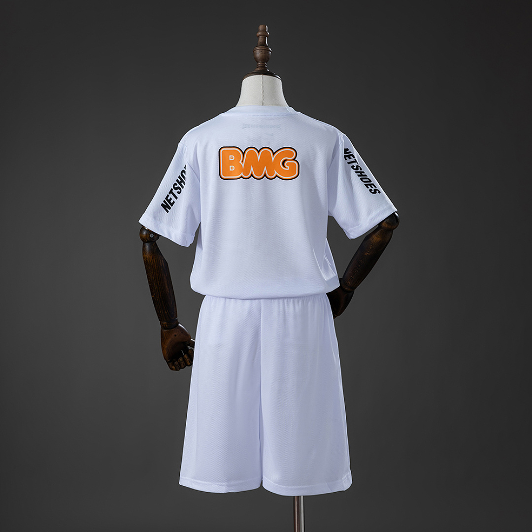 Santos 12_13 Home Retro Kids Kit Jersey – Replica Football Soccer Shirt – Size 16–28