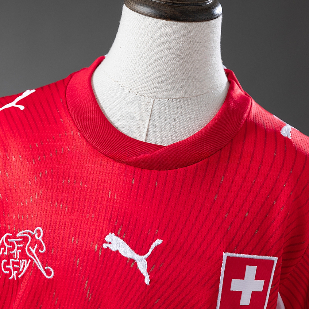 Switzerland 2026 Home Kids Kit Jersey – Replica Football Soccer Shirt – Size 16-28