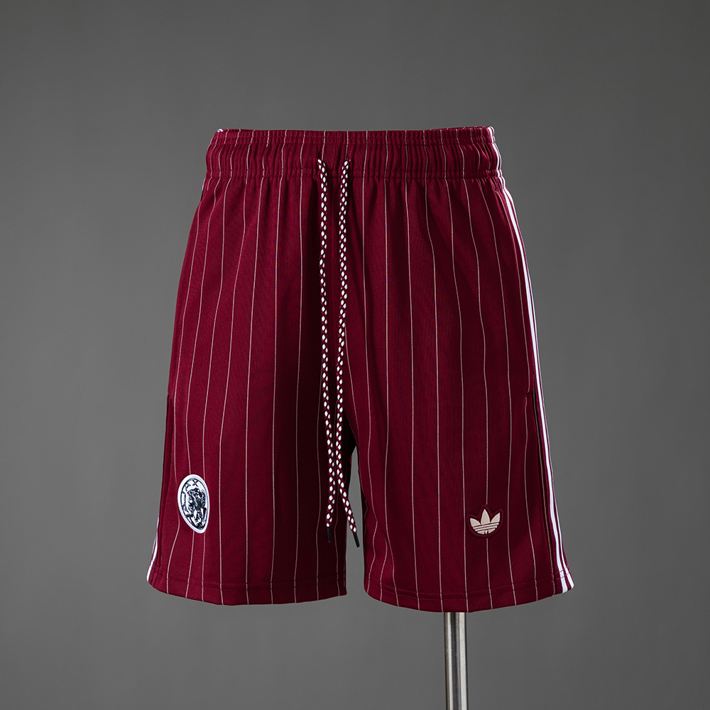 Ajax Terrace Icons Shorts Red – Replica Football Soccer Shorts – S–XXL