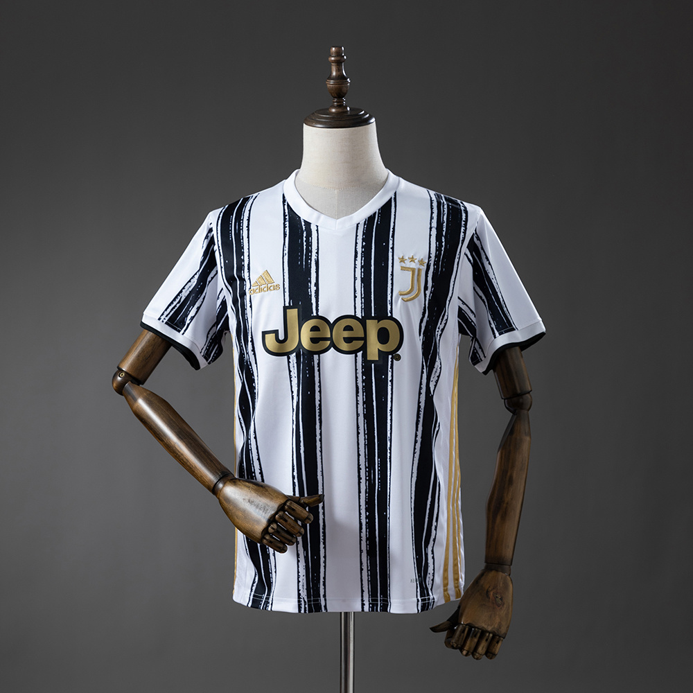 Juv 20_21 Home Retro Jersey – Replica Football Soccer Shirt – S–XXL